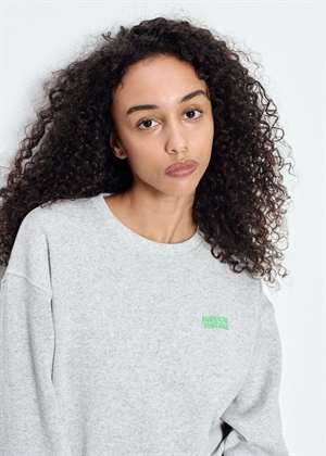 Evona sweat Melange Light Grey American Vintage 